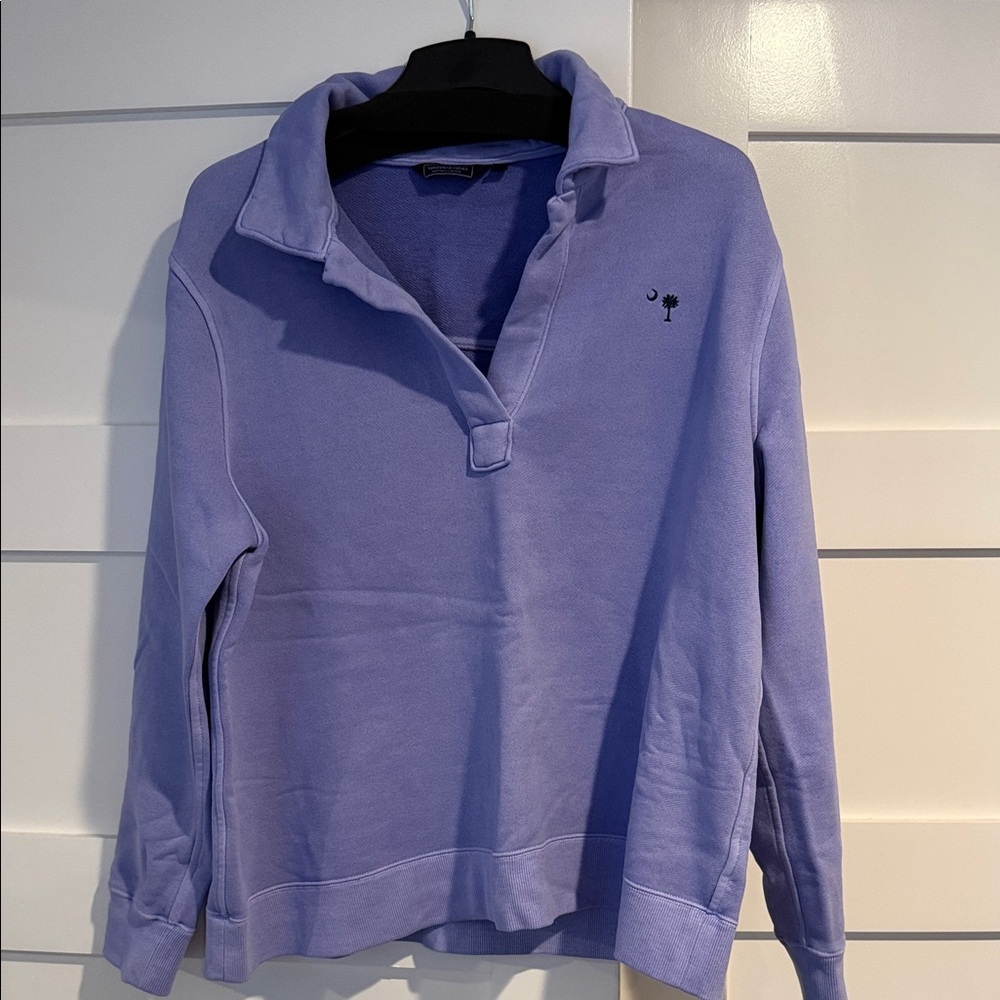 Vineyard Vines Lilac Collared Top